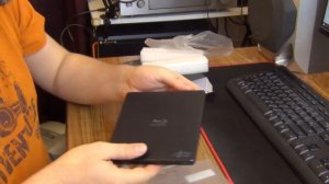 Blu-ray привод LG BP55EB40 (распаковка)