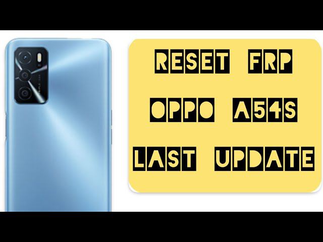 OPPO A54s Reset FRP, Bypass Google Account , Hard Reset FRP, сброс Гугл акаунта