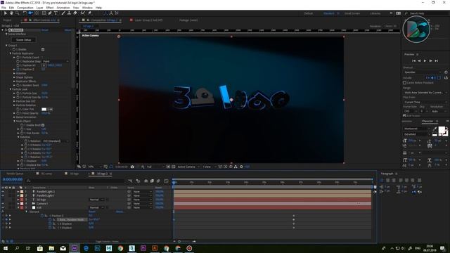 Кантип 3D текст жасаса болот (after effects) (1-часть) / How to create 3D text in Element 3D смотреть онлайн