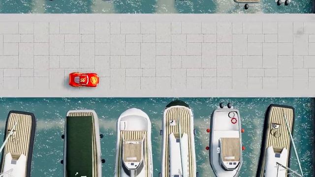 Crazy Boat Head Eater VS Lightning McQueen | Escape From The Head Eater | Beamng Drive #36 смотреть онлайн