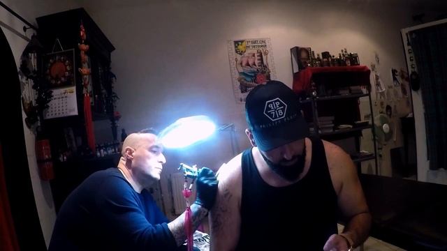 Продолжение моей Татуировки на Плече  2017 / Tattoo Shop BELKA