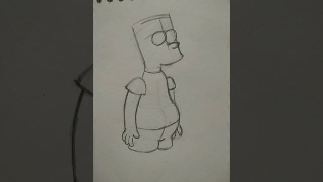 Как нарисовать Барта из Симпсонов ПОЭТАПНО! смотреть онлайн