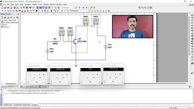 How to plot Output characteristics of common emitter transistor BC548 in multisim |Multisim Tutoria смотреть онлайн