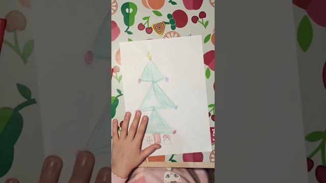 Варя (6 лет) рисует под музыку Abba - Happy New Year смотреть онлайн