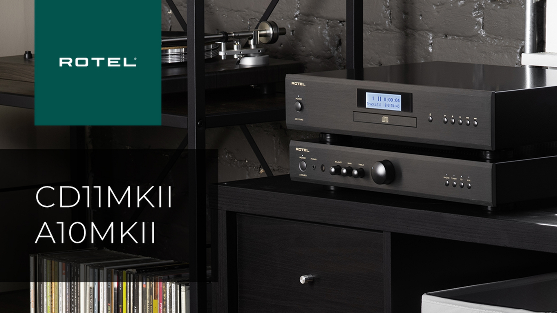 Новинки от Rotel | Интегрированные усилители A10MKII, A11MKII и CD-плеер CD11MKII смотреть онлайн