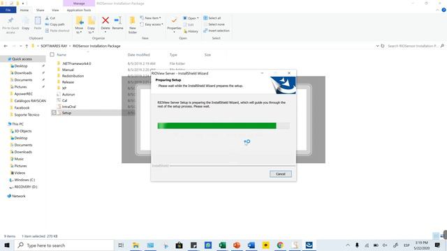 Instalación RIOSensor