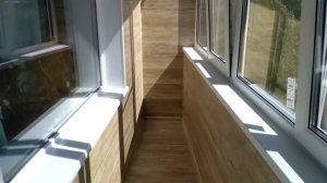 Утепляем балкон в панельном доме. Отделка ламинатом и тёплый пол.