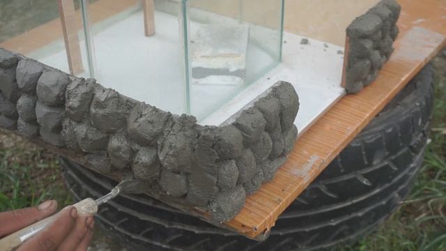 Beautiful Mini Waterfall Aquarium for Table Decoration - MINIATURE GARDEN POOL смотреть онлайн