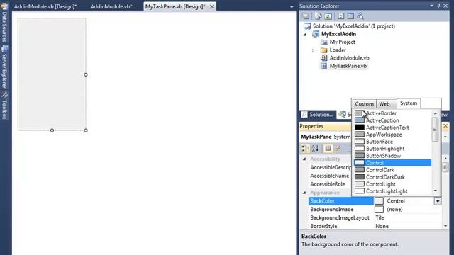 Creating Excel addin in C#, VB.NET: custom ribbon, task panes смотреть онлайн