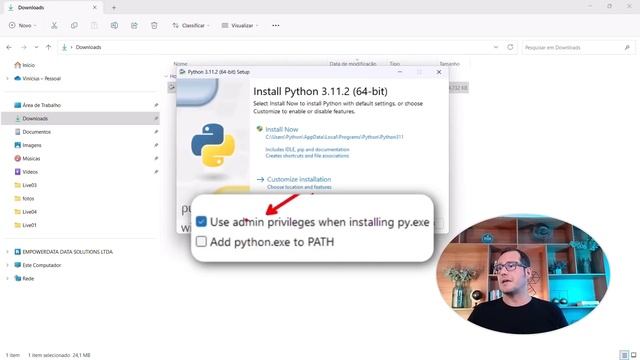 Primeiros passos - Instalando e configurando o Python смотреть онлайн
