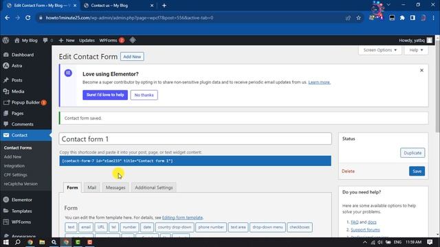 How To Add A Free Contact Form Popup In Wordpress 2024 смотреть онлайн