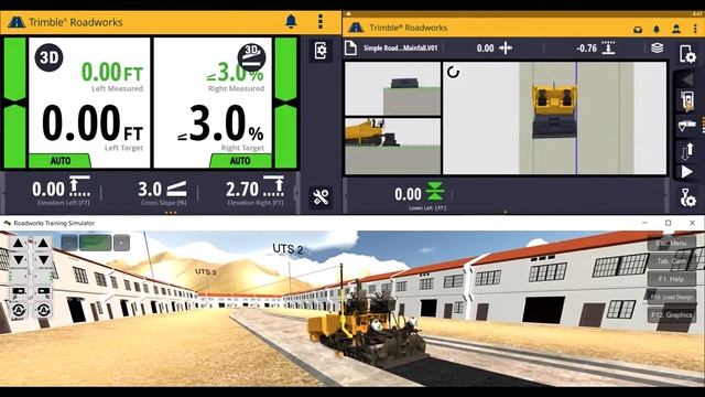 Trimble Roadworks 3D Simulator смотреть онлайн