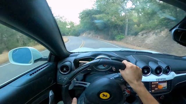 Driving the Ferrari FF FAST! Mountain Pass POV DRIVE (with Exhaust Sound) смотреть онлайн