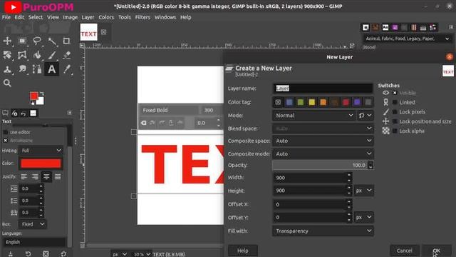 GIMP how to ouline text смотреть онлайн