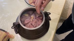 тушенка в афганском казане из индейки   4K