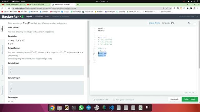 #5 The World of Numbers | HackerRank Linux Shell #shell #c #java #shellscripting #hackerrank смотреть онлайн