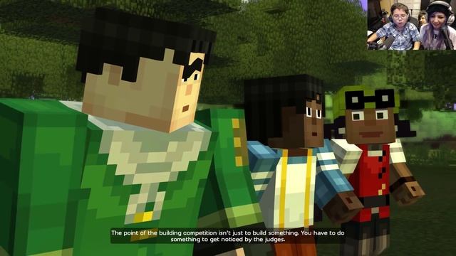 Minecraft: Story Mode - Telltale Games (With 9 Year Old Jacob) - Episode 1 смотреть онлайн