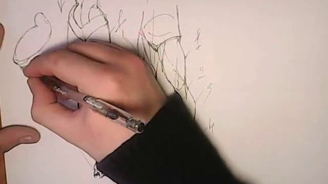 Как рисовать ноги