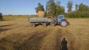 Заготовка сена трактором//Сенокос 2020