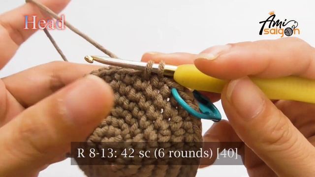#204 | How To Crochet Cat Amigurumi (1/4) | Crochet Animal | Easy & Fast Tutorial | @AmiSaigon