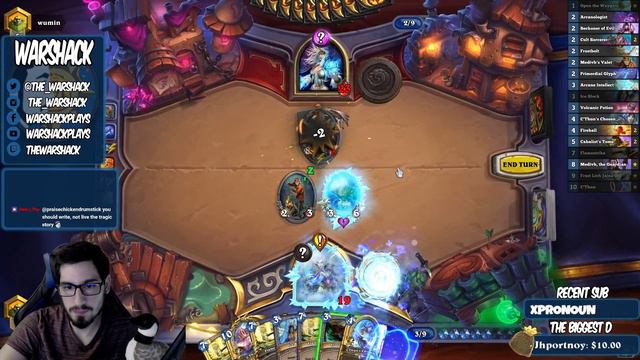 Hearthstone: The Power Of Quest C'thun Control Burn Mage смотреть онлайн