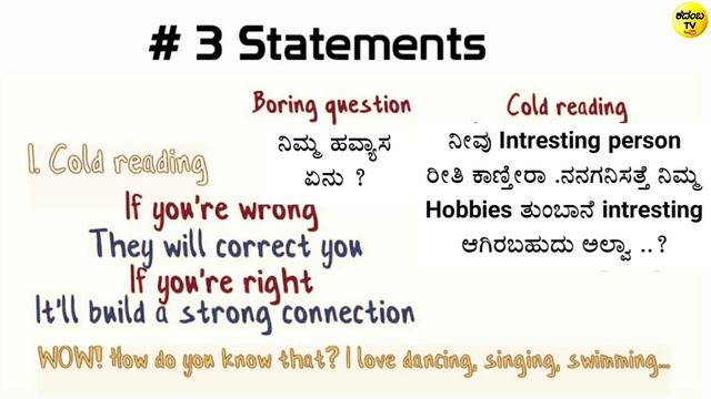 ಬುದ್ಧಿವಂತಿಕೆಯಿಂದ ಮಾತನಾಡಲು ಕಲಿಯಿರಿ - Advance Communication skills & Techniques in kannada part 2 смотреть онлайн