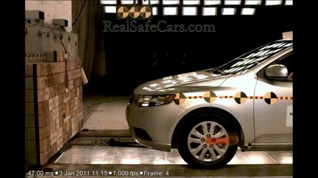 Kia Forte (2011-2013) Crash Tests (Side-Pole, Front, Side) смотреть онлайн