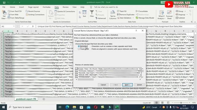 Cara Merapikan File CSV Yang Berantakan Di Excel смотреть онлайн