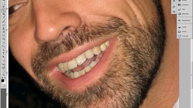 Tutorial Photoshop 2 - Metodo veloce per Sbiancare i Denti смотреть онлайн