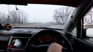 хонда стрим на трассе как вкопанная!