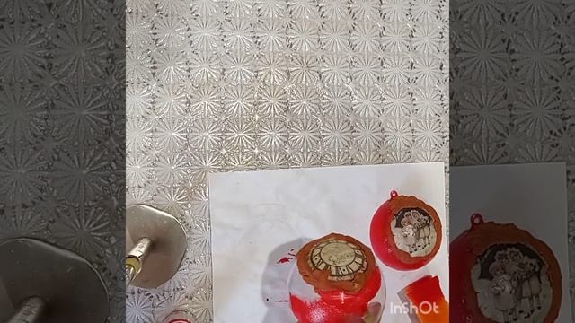 Декупаж новогодней игрушки/декорлепниной/поделки/переделки/новогоднийдекор/ смотреть онлайн