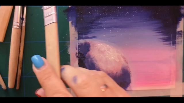 Рисуем космос за 15 мин. для начинающих /3 часть смотреть онлайн