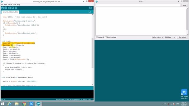 Arduino SD card data logger Excel смотреть онлайн