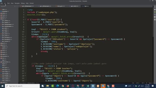 LOGIN PHP смотреть онлайн