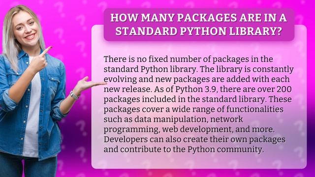 How many packages are in a standard Python library? смотреть онлайн
