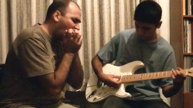 Bob Marley & The Wailers - No Woman No Cry -guitar & harmonica cover- смотреть онлайн