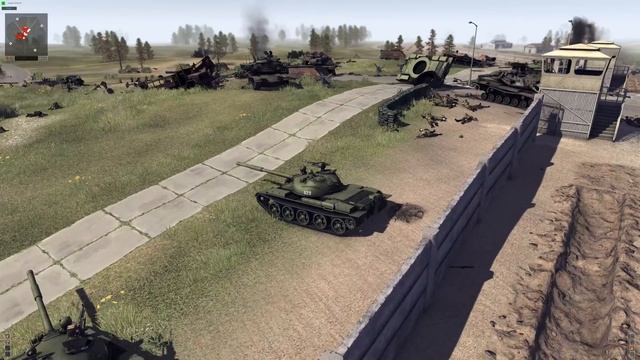 USA vs RUSSIAN BORDER DEFENSES - Men of War AS2 Cold War смотреть онлайн