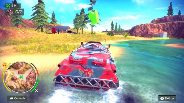 Peacemaker The Amphibious Pulls Out Wrecked Pickup Truck | Off The Road Unleashed Switch Gameplay H смотреть онлайн