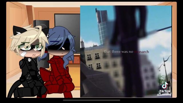 Miraculous Ladynoir react to Chatblanc || Ladynoir || 1/2 || смотреть онлайн