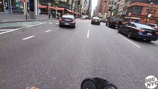 Proper Dippage in Manhattan *make it dry* Ducati NYC Vlog v1645 смотреть онлайн