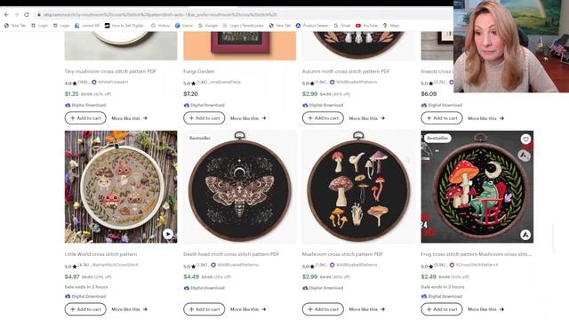 Разбор магазинов Этси 12-10-23: Винтаж, procreate Вышивка крестиком, машинное вязание, книгоплетени смотреть онлайн