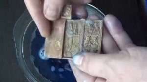 Как быстро почистить крест или иконку