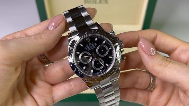 Обзор часов Rolex Daytona 116520 Black Dial смотреть онлайн