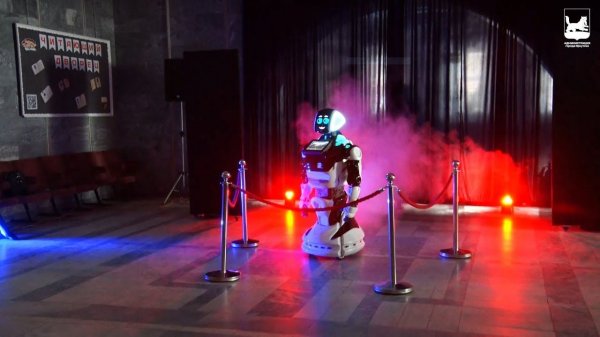 Во дворце детского и юношеского творчества состоялась презентация робота Promobot V.4