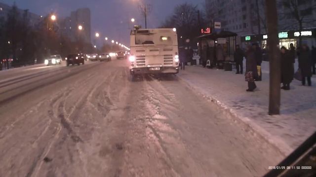 29.01.18 утроТрогаюсь с остановки на автобусе в зеленограде смотреть онлайн