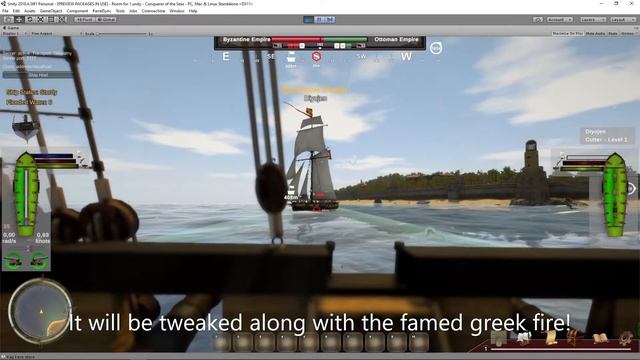 Indie Game Devlog #48 - HUD, Fire Arrows and Greek Fire - Conqueror of the Seas смотреть онлайн