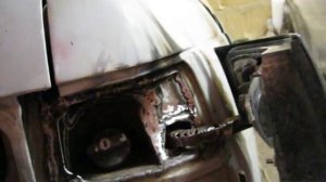 Заливная горловина в фаре ваз 2110 / mouth for fuel in a headlight