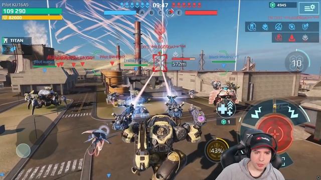 GRAVITY TURRET: New Battleship War Robots Test Server Gameplay WR смотреть онлайн