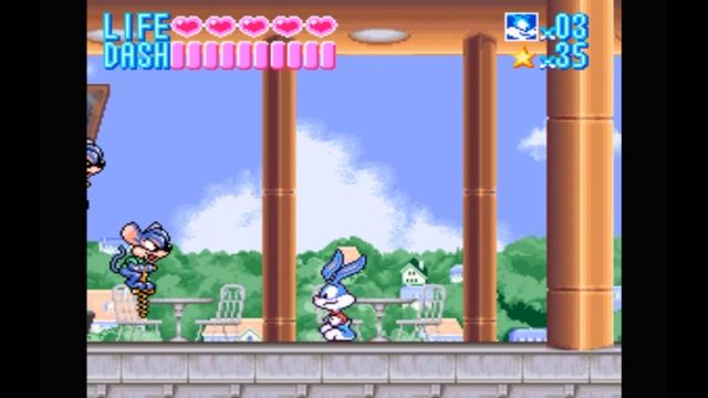 Super Nintendo (Snes) 16-bit Tiny Toon Adventures Buster Busts Loose Stage 1 Acme Multiacademy