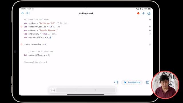 Build apps on iPad 2.2 – Variables, Constants, Types & Comments 2 (Unit 2: Swift 1, Chapter 2) смотреть онлайн